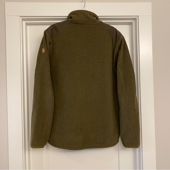 Fjallraven NWOT Mens Sten Fleece Jacket, XL, Olive Green - Picture 4 of 11